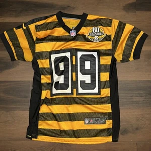 Authentic Custom #99 Keisel Nike Elite Steelers Throwback Trikot Herren Gr. 40 Medium - Bild 1 von 6