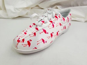 Sneakers basse Easy Spirit 9,5WW (larghezza larga) donna bianco rosa fenicottero nuove con etichetta - Foto 1 di 13