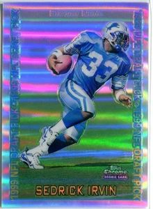 SEDRICK IRVIN 1999 Topps Chrome REFRACTOR RC Rookie #155 - Picture 1 of 2