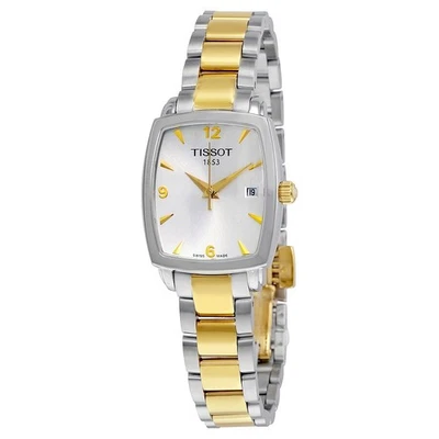 Tissot Everytime Silver Dial Two-Toned Rectangle Ladies Watch T0579102203700 - Image 1 of 3