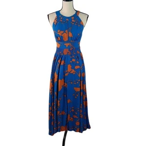 Abel The Label Charlie Maxikleid Neckholder hinten offen Blumen, Large - Bild 1 von 10