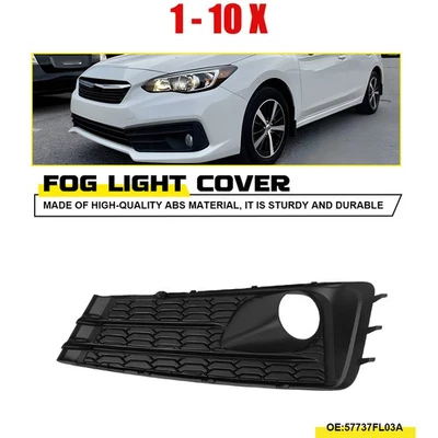 Cubierta de luz antiniebla para Subaru Impreza 2020-2023 1-10X con bisel de lámpara de agujero lado del conductor Foto 1 de 4