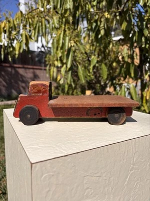 Винтажный деревянный бортовой грузовик Buddy L Victory 1940-е прибл. - Изображение 1 из 4