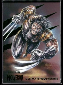 2023 Fleer Ultra Marvel Wolverine #86 Ultimate Wolverine Green Foil - Picture 1 of 2