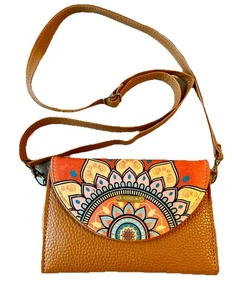 Chula Pebbled Leather Purse Made In Mexico Neu ohne Etikett - Bild 1 von 5