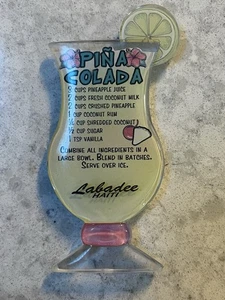 Vintage Souvenir Pina Colada Lander Haiti Refrigerator Magnet. (AN) - Picture 1 of 2