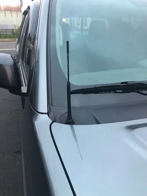 9" Antenna Rubber Mast Black Power Rod Radio AM/FM for Nissan Frontier 1998-2023 - Image 1 of 4