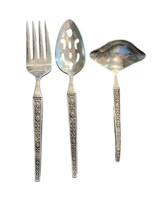 Riviera   CORDOVA   Stainless Steel Cold Meat Serving Fork & Spoon  Ladle ￼JAPAN - Picture 1 of 4