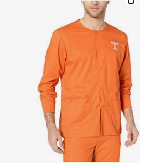 Chaqueta Médica WonderWink Unisex Universidad de Tennessee Frontal a Presión Talla 3XL NUEVA CON ETIQUETAS Foto 1 de 1