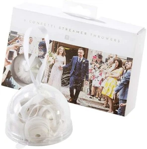 Talking Tables Modern Romance White 'No Mess' Streamer Confetti - Picture 1 of 2