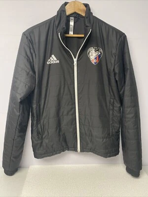 Youth Adidas Football Club Black Jacket Size Small Boys Futbol CF T Levante - Image 1 of 4