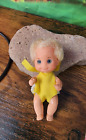 Mattel Baby Krissy Barbie Dolls Sunshine Family Sweets 1973 Vtg Yellow Outfit