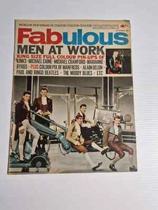 Fabulous Magazine 2nd October 1965 Bowie Marianne Faithfull Delon Kinks - Foto 1 di 10