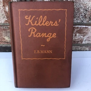 Killers' Range EB Mann Vintage Hardcover Book Reprint December 1943 Western - Bild 1 von 8