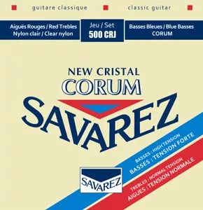 Savarez New cristal Corum 500CRJ Jeux 6 cordes tension Mixte Guitare classique - Imagen 1 de 2