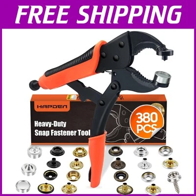 Adjustable Snap Installation Tool with 100 Colorful Snaps - Essential for Covers - Image 1 of 4