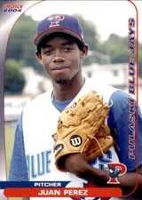 2004 Pulaski Blue Jays Choice #20 Juan Perez Dominican Republic DR Baseball Card