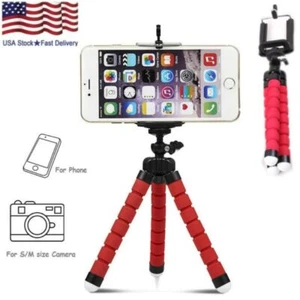 Adjustable Tripod Stand Flexible Octopus Phone Holder for iPhone Camera Bracket - Picture 1 of 12