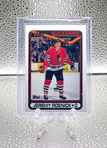 JEREMY ROENICK 1990 Topps #7 ROOKIE CARD BLACKHAWKS RC LEGEND & HOF - Picture 1 of 2