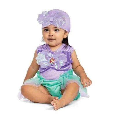 Baby Girls Posh Disney Princess Little Mermaid Ariel Costume Disguise 12 18 mo. - Image 1 of 2