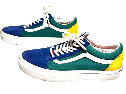 Scarpe da skate VANS Oldool Sch blude verdeo giallo biancociato scam uomoia tag