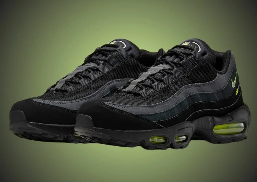 Nike Air Max 95 Black Reflective Volt for Sale | Authenticity
