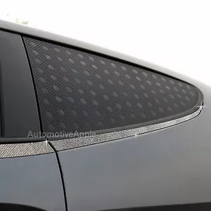 Viertel Glasmaske Aufkleber Aufkleber Carbon für 2011 2017 Veloster & Turbo - Picture 1 of 5
