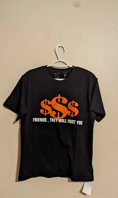 Authentic Vlone Medium T-shirt (Friends, They Will Hurt You) - Image 1 of 4