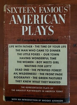 Sixteen Famous American Plays (Modern Library Giant, G21) - Image 1 of 4