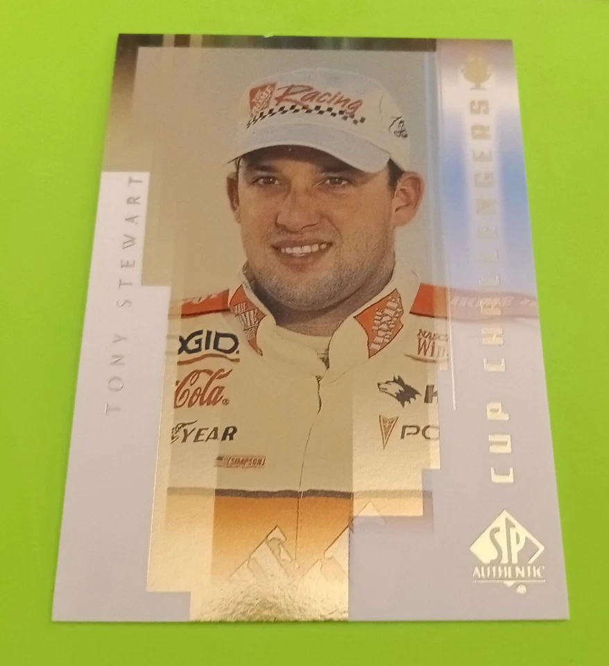 1999 TONY STEWART SP Authentic Cup Challengers NASCAR INSERT Card #CC9 MINT - Image 1 of 1