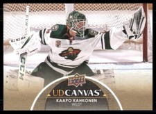2021-22 UD Series 1 Canvas #C41 Kaapo Kahkonen - Minnesota Wild