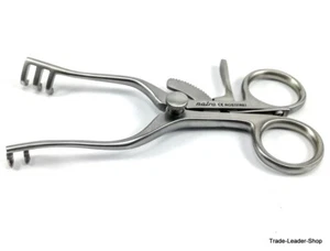 Weitlaner retractor 11 cm BLUNT prongs 2x3 wound hook retractors surgical spread - Picture 1 of 4
