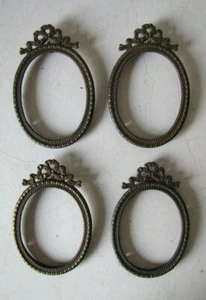QUATTRO CORNICETTE/CORNICI IN OTTONE ANNI 60  - Picture 1 of 6