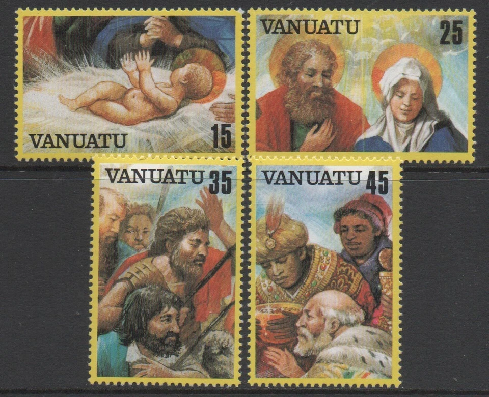 Vanuatu 1982 Christmas set of 4 MUH - image 1 of 1
