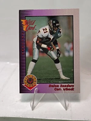1992 Wild Card - Field Force Silver #12 Deion Sanders - Image 1 of 2