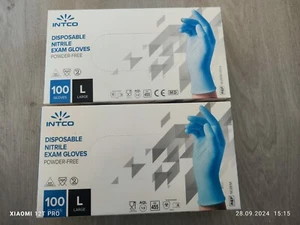3 x 100 Stück Nitril Handschuhe in Gr. L Einweghandschuhe - Bild 1 von 4