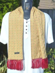 Vintage TOOTAL Scarf Cravat Dapper Neckwear Scooter Indie Mod Goodwood Ascot - Picture 1 of 4