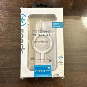 Speck Presidio Perfect Clear Case with MagSafe for Apple iPhone 13 Pro - Clear - Picture 1 of 2