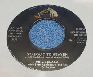 Neil Sedaka With Stan Applebaum And His Orchestra ‎– Stairway To Heaven / ~ (VG) - Picture 1 of 2