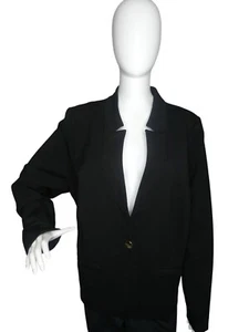 Eloquii The Ultimate Stretch Black Oversize One Button Blazer Damen 24 - Bild 1 von 6