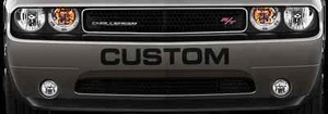 Front Bumper Text Vinyl Graphic Decal Stripe for Dodge Challenger 2008-2014 - Bild 1 von 1