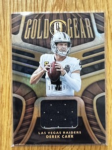 2021 Panini Gold Standard Gold Gear /299 Derek Carr #GG-DC