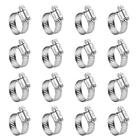 Stainless Steel Hose Clamps - 16 Pack Worm Gear Drive Hose Clamps Sae 12 Clam...