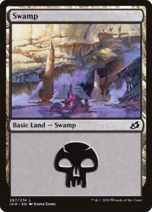 12x SWAMP Basic land (mixed art) - NM - Ikoria - SPARROW MAGIC - Picture 1 of 2