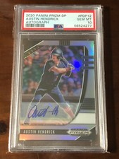 2020 Panini Prizm Draft AUSTIN HENDRICK RC SILVER AUTO PSA 10 GEM MINT #PDP12