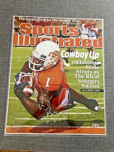 Foto autografiada ilustrada por Dez Bryant Oklahoma State Sports 16x20 Beckett certificado de autenticidad - Imagen 1 de 6