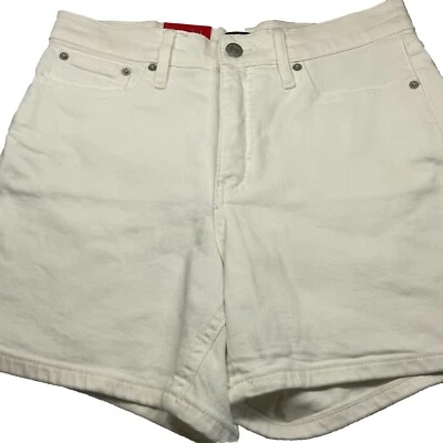 Calvin Klein Jean Ladies' White Denim Shorts Size 8 NWT - Image 1 of 3