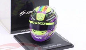 Spark 5HF087 Helmet Replica Mercedes F1 2023 - Lewis Hamilton 1/5 Scale - Picture 1 of 1