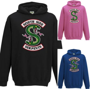 SOUTHSIDE SERPENTS Hoodie Kids Riverdale TV Show hoodie Childrens Boys Girls Top - Picture 1 of 25