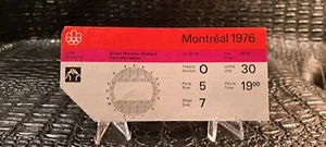 1976 Montreal Olympics Wrestling Ticket 30.07.76 Arena Maurice-Richard Parc - Bild 1 von 4
